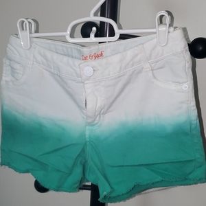 Cat & Jack Green dyed shorts